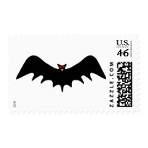 Scary Halloween Bat Stamps