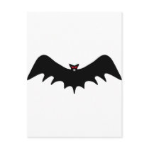 Scary Halloween Bat postcards by Tomaniac Scary Halloween Bat postcards