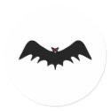 Scary Halloween Bat stickers