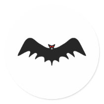 Scary Halloween Bat stickers by Tomaniac Scary Halloween Bat stickers