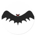 Scary Halloween Bat stickers