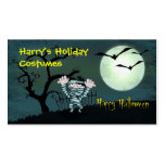 Scary Halloween Business Card Template