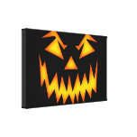Scary Halloween Face Gallery Wrapped Canvas