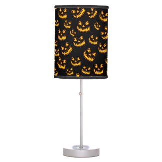 Scary Halloween Faces Lamps