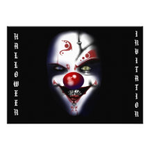 scary halloween invitation