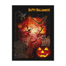 Scary Halloween Postcards