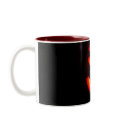 scary halloween pumpkin mug mug
