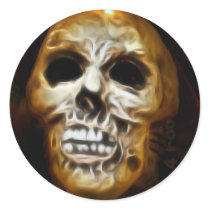 Scary Halloween Skull stickers