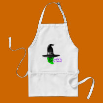 Scary Halloween Witch aprons