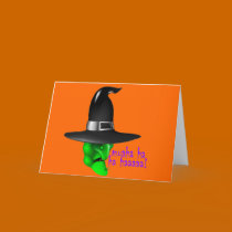 Scary Halloween Witch cards