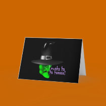 Scary Halloween Witch cards