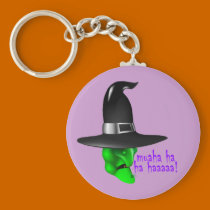Scary Halloween Witch keychains