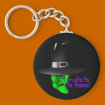 Scary Halloween Witch keychains