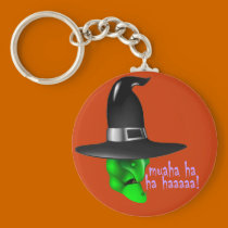 Scary Halloween Witch keychains