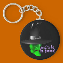 Scary Halloween Witch keychains