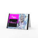 Scary Happy Halloween Card