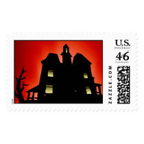Scary Haunted House Halloween Stamps by ldcreative Scary Haunted House Halloween Stamps