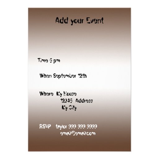 Scary Invitation