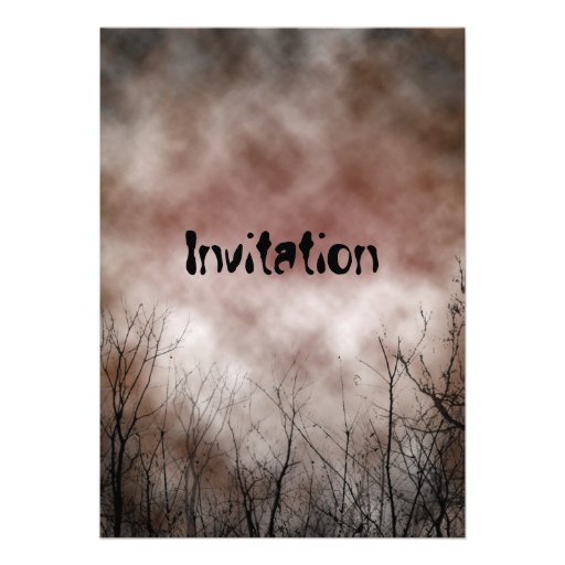 Scary Invitation