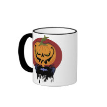 Scary Jack-o-lantern mug