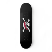 Scary Jolly Roger Pirate Skateboard Deck