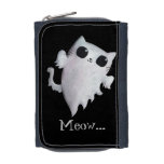 Scary Kitty Cat Ghost Wallet