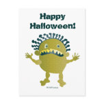 Scary 'Lime Disease' monster - Halloween fun Postcards