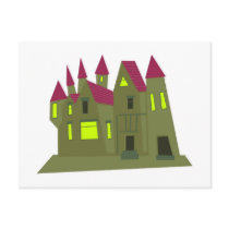 Scary Mansion postcards