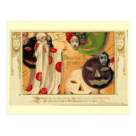 Scary Masks Postcard
