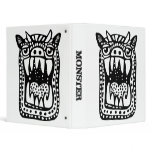 Scary Monster 3 Ring Binder