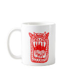Scary Monster - Red Coffee Mug
