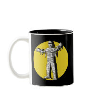 Scary Mummy and Full Moon Products mugs