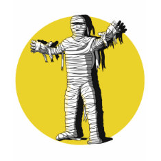 Scary Mummy and Full Moon Products shirt