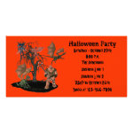 Scary Ogre Demon Dragons Halloween Party Invite Photo Card Template Scary Ogre Demon Dragons Halloween Party Invite Photo Card Template