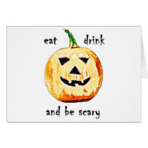 Scary Pumpkin cards