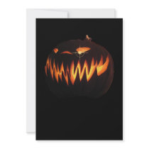 Scary pumpkin Invitation