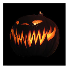 Scary Pumpkin Poster print