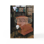 scary read greeting card