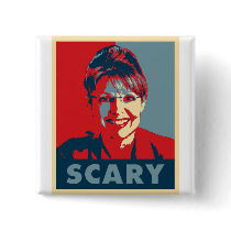Scary Sarah Palin button