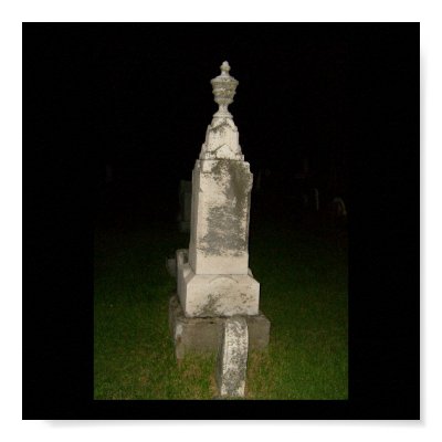 Scary Scratchy Graveyard Stone Poster by pammys