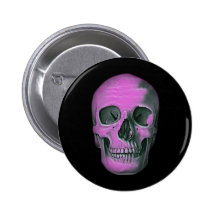 Scary Scull Button