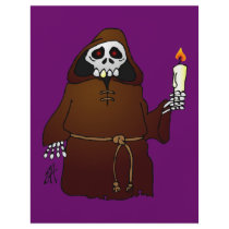 Scary Skeleton Monk Personalized Flyer