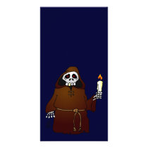 Scary Skeleton Monk photo cards by cardvibes Scary Skeleton Monk photo cards