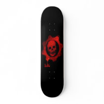 Scary Skull Skateboard by Sinisterjoker Scary Skull Skateboard