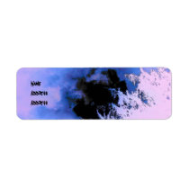 Scary Sky Address Labels labels