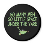 Scary slogan magnet