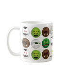Scary Smiles -  Classic Monsters - marble Coffee Mug