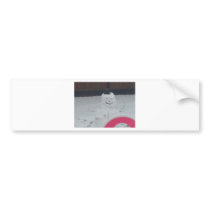 scary snowman bumper stickers