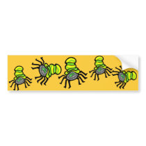 Scary Spider ! bumper stickers by MyOtherPlanet Scary Spider ! bumper stickers