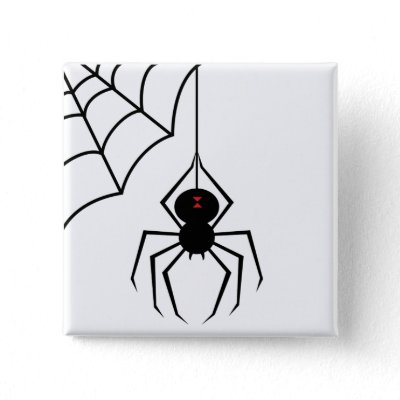 Scary Spider button